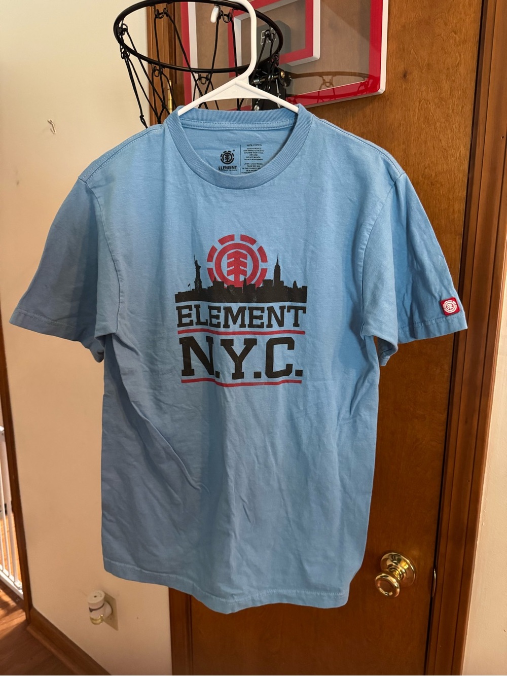 Element Light Blue Short-Sleeve NYC Graphic T-Shirt